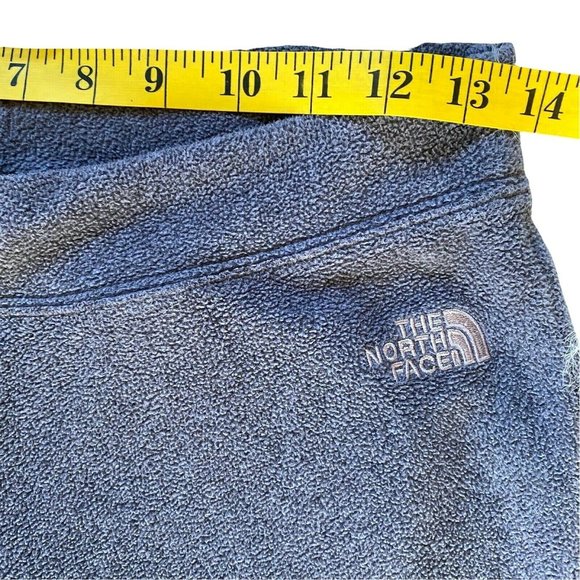 The North Face Fleece Sweat Pants Women's Size XS Gray Back Zip Straight Leg - Picture 3 of 10